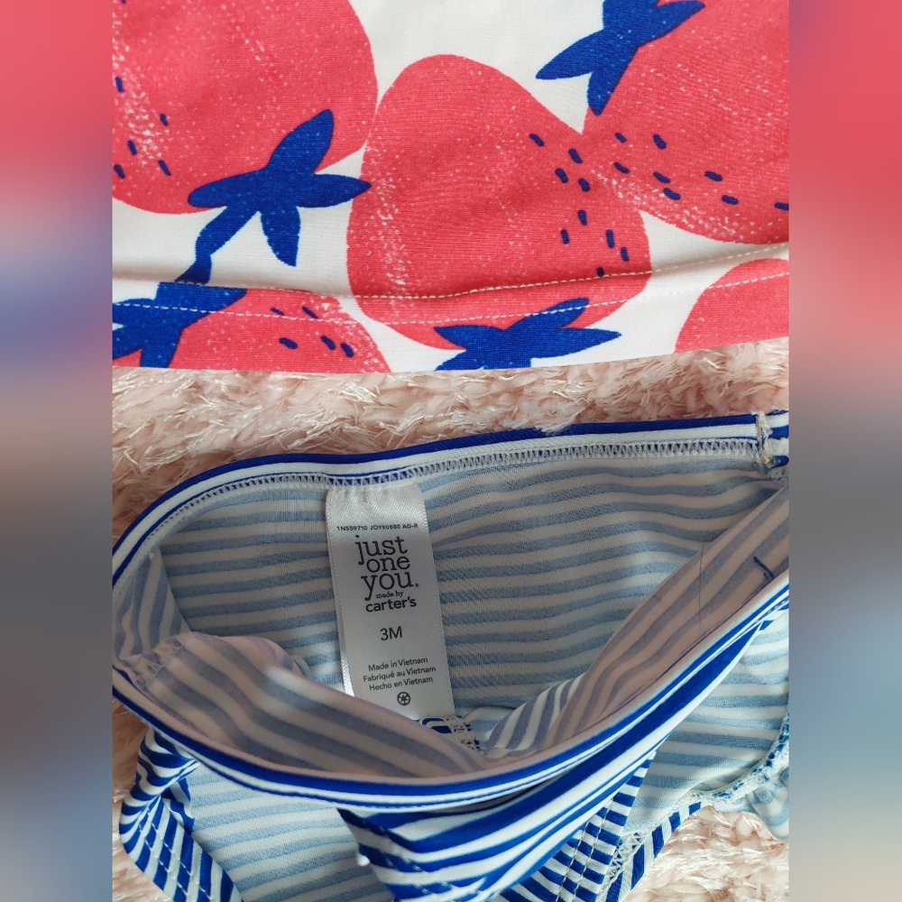 Carter's Baby Girl's Swimsuit 3M - Picture 3 of 3